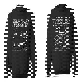 Things I Do In Mypare Time 面白いバレーボール愛好家 スウェットシャツ - Kawaiitshirt