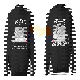 This Is My Pawjama Pomeranian 公式犬用昼寝 スウェットシャツ - Kawaiitshirt