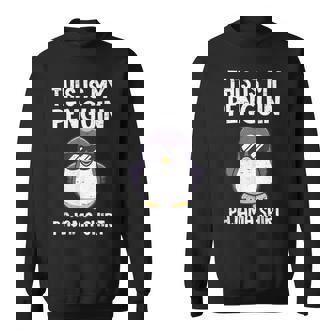 This Is My Penguin パジャマ シャツ キッズ ボーイズ ペンギン好き スウェットシャツ - Kawaiitshirt