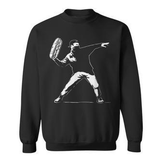 Throwing Sandwich Revolution Humor Meme Sweatshirt - Thegiftio UK