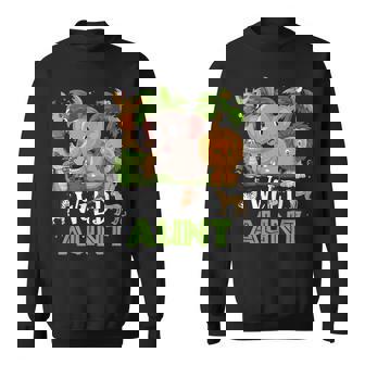 Tía Del Zoo Wild Cumpleañosafari Jungle Animal Divertido Camisa de entrenamiento - Regaloses