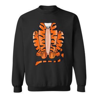 Tiger Halloween Costume Cute Pretend Tiger Outfit Sweatshirt - Thegiftio UK