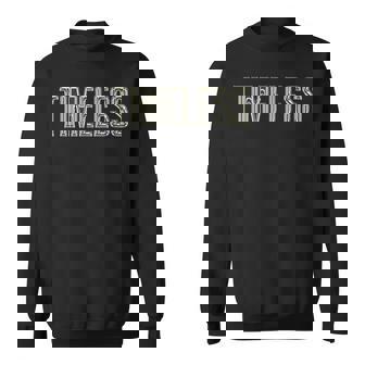 Timeless タイムレス-ブラックホワイト スウェットシャツ - Kawaiitshirt