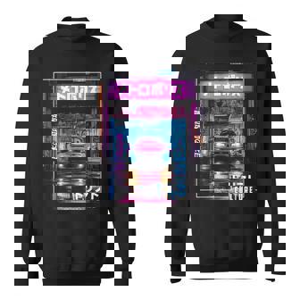 Tokyo City Retro Synthwave Racing Car Japan Tokyo Sweatshirt - Thegiftio