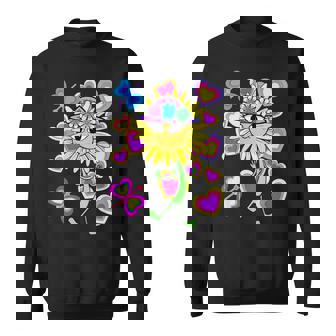 Tournesol D'été Hippie Rétro Années 80 Et 90 Pour Enfant Sweater e - Cadeauxyz