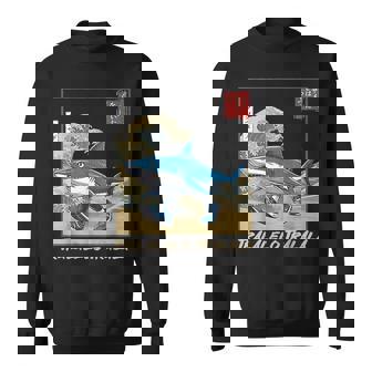 Tralalero Tralala Japanese Meme Shark Italian Brainrot Sweatshirt - Monsterry