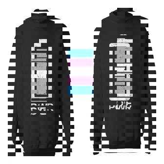 Trans Transgender Power Batería Completamente Cargada Cool Lgbt Regalo Camisa de entrenamiento - Regaloses