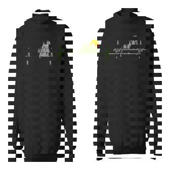 Trees Wildlife Nature Heartbeat Forest Sweatshirt | Mazezy