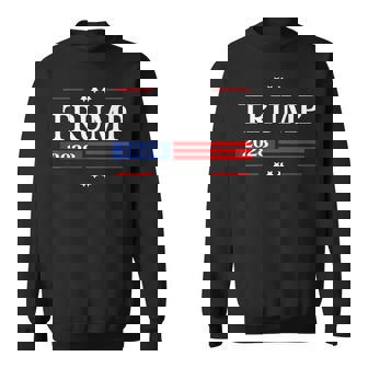 Trump 2028 Flag President Pro Trump 2028 American Flag Sweatshirt - Seseable