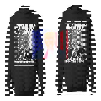 Trump The Best Is Yet To Come アメリカの国旗 ドナルド・トランプ スウェットシャツ - Kawaiitshirt