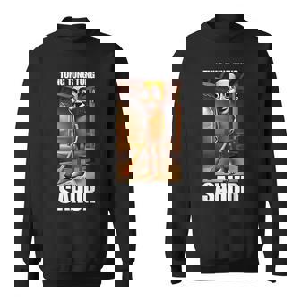 Tung Tung Tungahur Italian Brainrot Meme スウェットシャツ - Kawaiitshirt