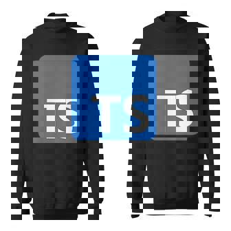 Typescript プログラミングロゴ Tsロゴ プログラマーへのギフトに スウェットシャツ - Kawaiitshirt