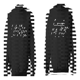 Typography Let Them Inspirational Positive Mental Health Sweatshirt | Mazezy