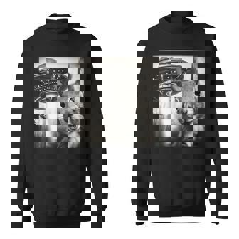 Ufoとリス自撮り面白いリス愛好家 スウェットシャツ - Kawaiitshirt