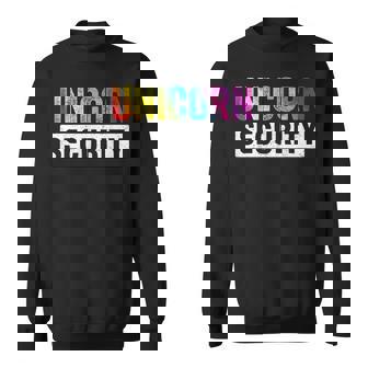 Unicorn Security Halloween Costume Sweatshirt | Seseable UK