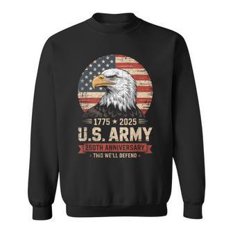 United States Army 1775-2025 250Th Anniversary We Defend Sweatshirt - Thegiftio UK