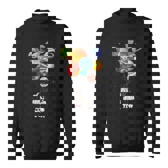 Universo Cielo Estrellado Planetas Espacio Exterior Camisa de entrenamiento - Regaloses