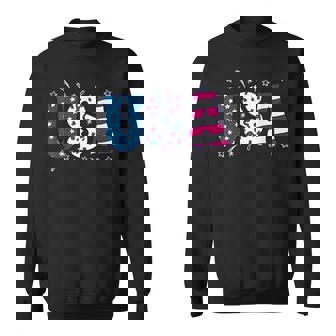 Usa Bold 4Th Of July Independence Day Patriotic Usa Flag Sweatshirt - Thegiftio UK