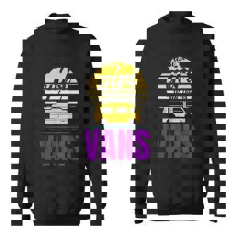 Van Life サンサーファーガールanlife バンを愛する少女 スウェットシャツ - Kawaiitshirt