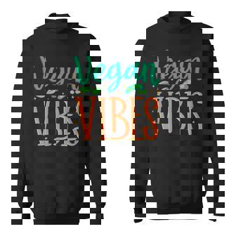 Veganibes 面白いヴィーガン主義 ベジタリアン 植物 ヴィーガン スウェットシャツ - Kawaiitshirt