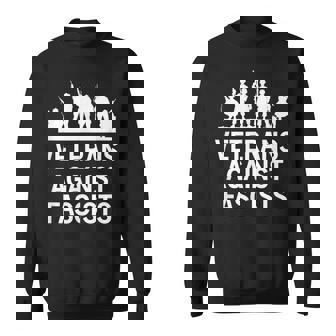 Veterans Against Fascists Sweatshirt | Mazezy