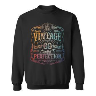 Vintage 1956 Limited Edition 69 Year Old 69Th Birthday Sweatshirt - Thegiftio UK