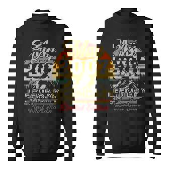Vintage Anniversaire 18 Ans Pour Né En Mai 2007 Cadeau Sweater e - Cadeauxyz
