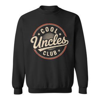 Vintage Cool Uncles Club Uncle Fathers Day Sweatshirt - Thegiftio UK