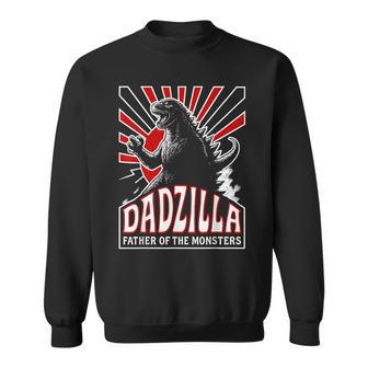 Vintage Dadzilla Father Of The Monsters Fathers Day Sweatshirt - Thegiftio UK