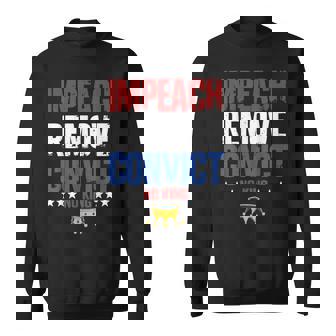 Vintage Impeach Remove Convict No Kings Since 1776 Protest Sweatshirt | Mazezy