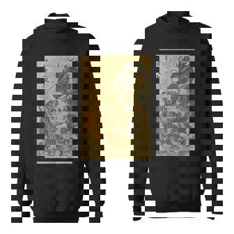 Vintage Japonais Tigre Géant Combat Dragon Asiatique Ukiyo-E Sweater e - Cadeauxyz