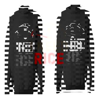 Vintage I Need Rice Lover レトロ 米 食べ物 好き スウェットシャツ - Kawaiitshirt