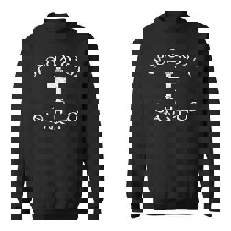 Vintage Orthodoxy Or Death Usyk Jesus Cross Sweatshirt - Monsterry