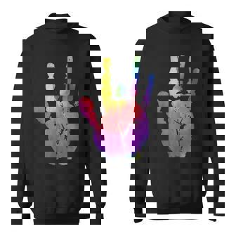 Vintage Retro Jerry Tie Dye Hand Sweatshirt | Mazezy