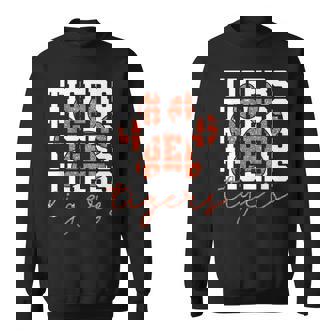 Vintage Tigers School Sports Name Spirit Back To School Sweatshirt | Seseable CA