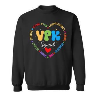 Vpk Squad First Day Of Vpk Back To School Sweatshirt - Thegiftio UK