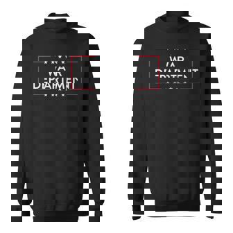 War Department Department Of War Department Of Defense Sweatshirt | Mazezy