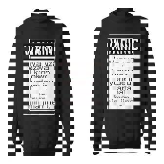 Warning 警告！【Anata Hima Jin】【英語 文字】ローマ字 メッセージ 面白い デザイン スウェットシャツ - Kawaiitshirt