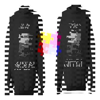 We Are One Team ジグソーパズル付き スウェットシャツ - Kawaiitshirt