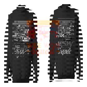 Wee Wooquad 消防車 消防士 ヴィンテージ 消防車 スウェットシャツ - Kawaiitshirt