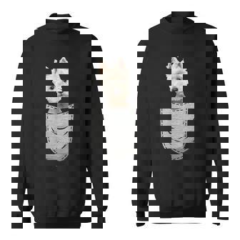 Westie ホワイトハイランドテリアポケット 犬の飼い主用 スウェットシャツ - Kawaiitshirt