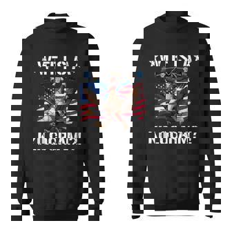 Wtf Is A Kilogram 4Th Of July Patriotic Eagle Usa Sweatshirt | Mazezy