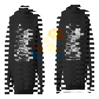 Ww2 Warship Battleship Destroyer En Acción Camisa de entrenamiento - Regaloses