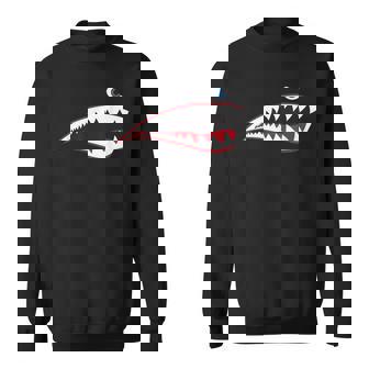 Ww2 ノーズアート第二次世界大戦退役機シャークノーズアート スウェットシャツ - Kawaiitshirt