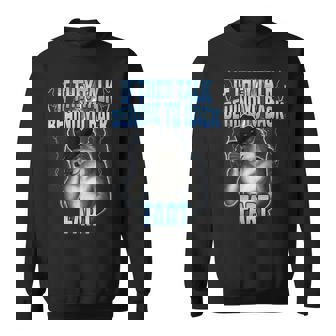 If They Talk Behind Your Back Fart Wolf Meme Sweatshirt - Monsterry