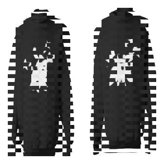 Y2k 90S Scary Tomcat Cat Is Scared Under Starry Sweatshirt - Thegiftio UK