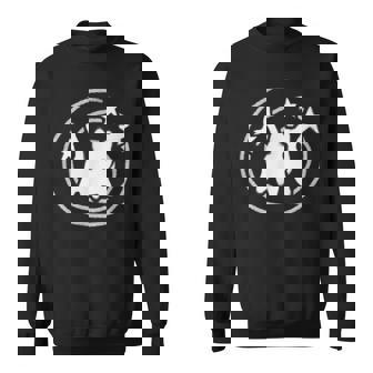 Y2k 90S Scary Tomcat Cat Is Scared Under Starry Tail Sweatshirt - Thegiftio