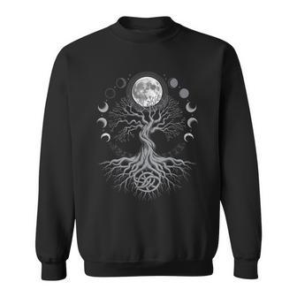 Yggdrasil Norse Tree Life Phases Viking Sweatshirt - Thegiftio UK