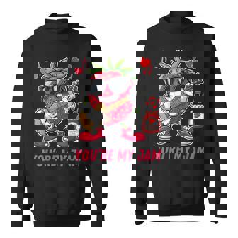 You're My Jam ファニーストロベリー ギターを弾く スイートハートジャム スウェットシャツ - Kawaiitshirt