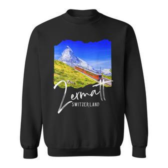 Zermatt お土産 マッターホルン ツェルマット スウェットシャツ - Kawaiitshirt